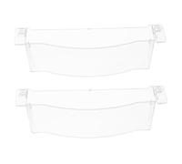 LABRIMP 2pcs Transparent Oil Catcher for Range Hood Grease Collector Lightweight and Kitchen Hood Accessories Easy to Install Oil Drip Pan for Efficient Collection