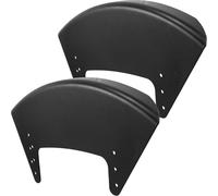 LABRIMP 2pcs Wheelchair Splash Guard Mudguards Lightweight Side Wind Board for Sports Wheelchairs Left Right Differentiation Easy Installation Black Protective Accessories
