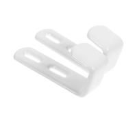LABRIMP 2pcs White 25mm Bunk Bed Ladder Hooks Iron Heavy Duty Stair Hangers for Loft Bed and Utility Ladder Hooks for Home and Garage Storage