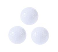 LABRIMP 3 Pcs Ultra Bright White LED Light up Golf Balls Made of Durable Polymer Material, Reusable Glow the Dark Balls for Early Morning and Twilight Golf