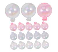 LABRIMP 30pcs Colorful Cake Balls Cake Toppers Lightweight Decorative Fake Bubbles for Cupcakes Wedding Birthday Party DIY Decoration