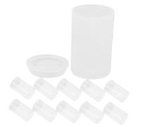 LABRIMP 30pcs Film Canisters Caps Storage Containers for Camera Film Rolls Small Accessories Reel Organizer Bulk Plastic Bottles for Travel