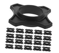 LABRIMP 30pcs Microphone Protective Cover Rubber Rings Slip Fall Protection for Handheld Mic Recording Studio Live Shows