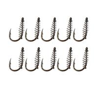 LABRIMP 30pcs Portable Carbon Steel Fishing Hooks Lightweight and Practical Outdoor Fishhooks for Adult Anglers Suitable for Carp and General Fishing Gear