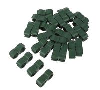 LABRIMP 30pcs Universal Rotating Plastic Rubber Tap Connector for Greenhouse Climbing Plant Support, Lightweight Trellis Cane Buckle Clip Suitable for Garden and Orchard Use
