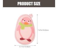 LABRIMP 3Pcs Bath Sponges Soft Cartoon Shower Sponge for Gentle Skin Scrub Comfortable Household Bathing Accessories