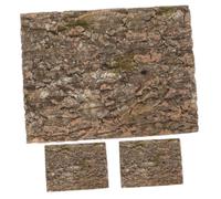 LABRIMP 3pcs Cork Bark Background Panel Reptile Habitat Decoration Natural Cork Reptile Climbing Board 15.75x11.8 in Gecko Lizard