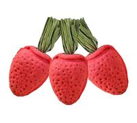 LABRIMP 3pcs Hay Chewing for Small Furry Animals Including Guinea Pig and Rabbit, Tooth Grinding Hamster Chew Props to Keep Pets Active, Suitable for Cage Use