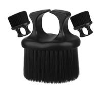 LABRIMP 3pcs Men’s Beard Brush with Soft Nylon Bristles and Abs Handle for Grooming and Glide through Hair Or Beard, for Traveling for Work Or Pleasure, Black