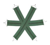 LABRIMP 3pcs Patio Chair Repair Straps Replacement Elastic Reinforcement Bands for Lounge Folding Chairs Green Sling Fabric Tie for Outdoor Deck and Camping Seating