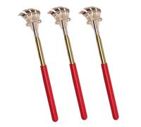 LABRIMP 3pcs Stainless Steel Claw Back Scratchers Set Extendable Portable Telescopic Back Massager with Smooth Claw for Reaching and Scratching
