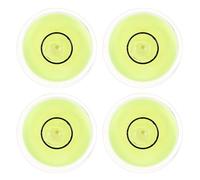 LABRIMP 4pcs Aluminum Vinyl Record Stabilizer Clamp with Spirit Level for Turntable Balanced Weight, Record Player Accessory for Stereo Systems and Vinyl Playback