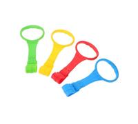 LABRIMP 4pcs Bed Pull Rings Safety Tools for Newborns Easy Install Hand Rings for Standing Up Practice Lightweight and Portable Playpen Accessories