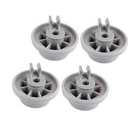 LABRIMP 4Pcs Dishwasher Lower Rack Replacement Wheels Plastic Lightweight Wheels for Dishwasher Parts Compatible with Neff 165314 - Smooth Gliding Sturdy for Kitchen Appliances