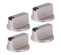 LABRIMP 4pcs Durable Metal Stove Knobs for Gas Cookers Replacement Knobs for Embedded Ovens and Stovetops High Performance Kitchen Accessories