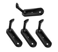 LABRIMP 4pcs Foldable Zinc Alloy Wall Hooks Hidden Mount Entryway Hangers Space Saving Bathroom Coat Towel Hooks Wall Mounted Organizers for Home