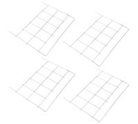 LABRIMP 4pcs Iron Pigeon Cage Doors for Bird Loft with Easy Installation and Versatile Design White Metal Doors and Jumping