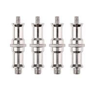 LABRIMP 4pcs Male Threaded Screw Adapter Spigot for Light Stand Flash Stand Holder