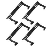 LABRIMP 4pcs Microwave Door Hook Latch Replacement Appliance Lock for Microwave Oven Door Catch Compatible with Midea M1-211a/mm721ng1 Kitchen Appliance Safety