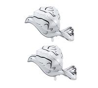 LABRIMP 4pcs Pigeon Shape Aluminum Foil Balloons for Wedding and Party Decorations Design for Memorable Moments Photo Props for Celebrations