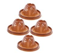 LABRIMP 4pcs Realistic Volcano Science Models for School and Family DIY Projects Reusable Erupting Volcano Prop Base for Educational Experiments and Interactive Learning