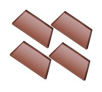 LABRIMP 4pcs Silicone Dehydrator Mats Nonstick Reusable Baking Trays for Oven Fruit Dryer Household High Temperature Resistant Silicone Mats