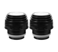 LABRIMP 4pcs Universal Replacement Lid Insert for Thermal Cup and Vacuum Bottles, Black Plastic with Double Insulation Layer, Leak Proof and Reusable Design for Convenient Cleaning