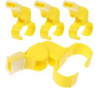 LABRIMP 4pcs Whistle with Ring Coaches Whistle Abs Loud Sound Replacement for Teachers Referees Outdoor Camping and Sports