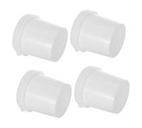 LABRIMP 4pcs White Plastic Paint Bucket with Lid 500ml Empty Paint Can and Motor Oil Secure Seal Storage Pail for Industrial and Personal Use