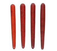 LABRIMP 4pcs Wooden Massage Pen Set for Arms and Legs, Comfortable to Grip Round Acupuncture Point Pens to Fatigue, for Self-Massage Acupressure While Watching Tv or Listening to Music