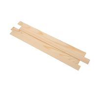 LABRIMP 4pcs Wooden Rolling Pin Guide for Dough Thickness Control, 3mm and 5mm Leveler Sticks, Sturdy Wood Material, Baking Accessories for Kitchen and Pottery Use