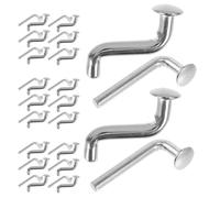 LABRIMP 50pcs Heavy Duty Rack Safety Pins for Pallet Racking, L and S Shaped Iron Locking Clips with Precision Fit, Universal Shelving System Accessories for Warehouse and Storage