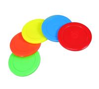 LABRIMP 5pcs Air Hockey Pucks Abs Material Mini Replacement Pucks for Table Air Hockey Game Smooth Gameplay Easy Operation Suitable for Entertainment Venues and Office Use