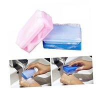 LABRIMP 5Pcs Bathing Sponge Tactile Sense Trainers Soft Massage Brushes for Sensory Development Quick Dry Colored Bath Body Scrubbers