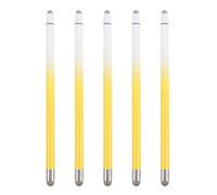 LABRIMP 5pcs Dual-end Stylus Pen for Touchscreen Devices Fiber Tip Compatible Tablet and Phone for School Work and Note Taking