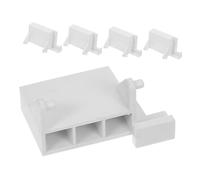 LABRIMP 5pcs Microwave Oven Door Support Replacement Switch Latch Brackets for Plastic Repair Parts with Enhanced Safety and Smooth Operation
