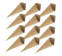 LABRIMP 60pcs Paper Cones for Weddings Multi Use Confetti Cones for Petals Candies Bouquets for Classic Themed Events Easy to Personalize and Fill