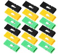 LABRIMP 60Pcs Pitch Jumper Caps with Open and Closed Connectors for Circuit Boards Hard Drive Dvd Repair Plastic Assorted Black Green Yellow for DIY Pcb Projects