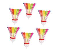 LABRIMP 6pcs Colorful Badminton Balloon Pe Material Reusable Sports Party Decorations for Birthday and Themed Events Eye Catching Sport Ball Decor