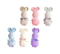LABRIMP 6pcs Easter Towel Adorable Wash Towel Multi-Function Rabbit for Household Use Wedding Accessory Girl Born Girl