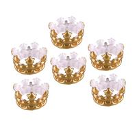 LABRIMP 6Pcs Inflatable Birthday Crown Photo Prop Festival Party Decor for Adults and Carnival Accessory for Memorable Celebration