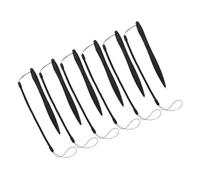 LABRIMP 6pcs Resistive Screen Stylus Lanyard Pen Cap for Touch Screens Elastic Stylus Lanyard for Clipboard Tablet Holder Prevents Losing