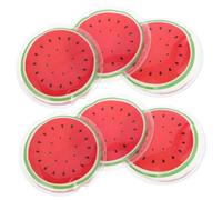 LABRIMP 6pcs Reusable Cooling Eye Patches for Puffiness Relief Soothing Ice Compress Face Pack Rapid Temperature Reduction for Tired Eyes and Refreshing Cold Therapy