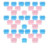 LABRIMP 80pcs Plastic Game Replacement Pieces for Family Game Parties and Gatherings Hotel and House Supplement Accessories with Assorted Colour Pieces Random Color