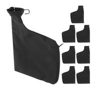 LABRIMP 8pcs Dust Collector Bags for Miter Saw 255 Model with Zipper and Wired Adjustable Stand, Black Cloth and Iron Material, Easy Installation and Efficient Dust Collection for Belt