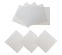 LABRIMP 8pcs Microwave Mica Plate Replacement for Microwave Oven, 5.1 Inch Heat Insulating Mica Sheet Flame Retardant Properties, Easy to Clean Silver Waveguide Cover for Home Use