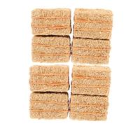 LABRIMP 8Pcs Mini Faux Hay Bale Miniature Hayrick Decor for Dollhouse Farm Scene DIY Autumn Harvest Props Micro Landscape Ornament
