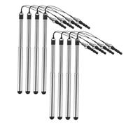 LABRIMP 8pcs Universal Stylus Pen for Phones and Navigation Systems, Lightweight Capacitive Touch Screen with Comfortable Grip, Precision and Adjustable Design, Portable Black Set