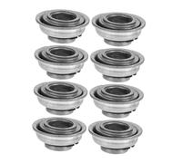 LABRIMP 8pcs Wheelchair Front Wheel Bearings Wear-Resistant Fork Assembly for Smooth Maneuverability Shock Absorption for Outdoor Use Compatible Replacement Accessories for Various