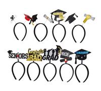 LABRIMP 9 Pcs Graduation Headbands Stylish Graduation Party Supplies Fun Photo Props for Ceremonies Celebrations Comfortable Fashionable Accessories